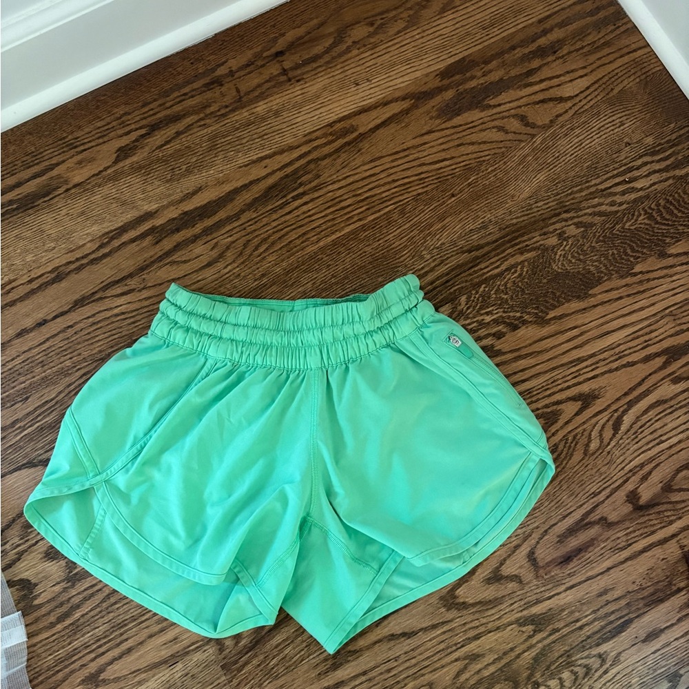 Lululemon Athletica Green Athletic Shorts